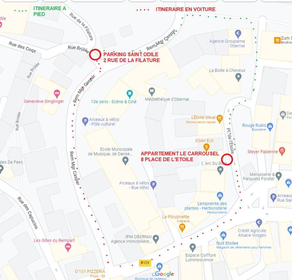 Le Carrousel - Appartement Cosy Centre Obernai Ngoại thất bức ảnh